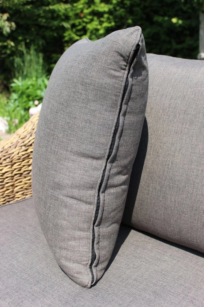 Hnedé záhradné ratanové sedenie so stolom 4-set