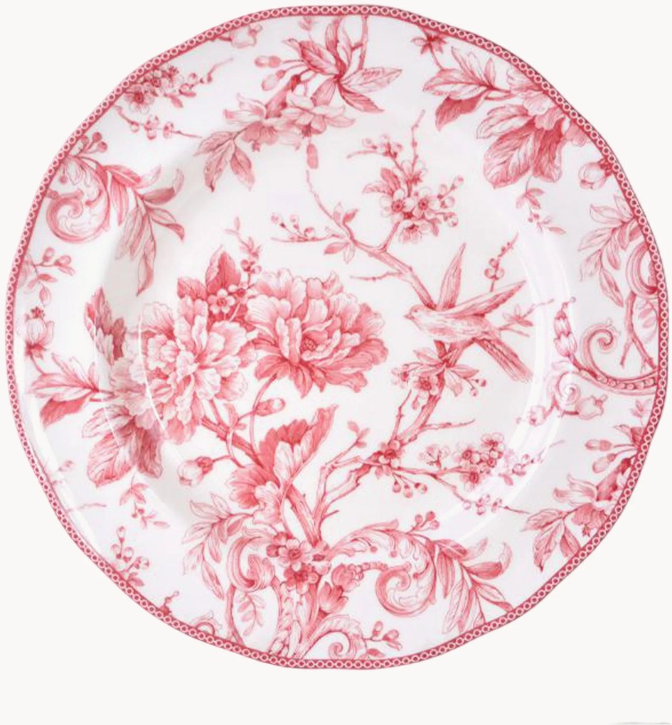 Porcelánové raňajkové taniere Primrose, 6 ks
