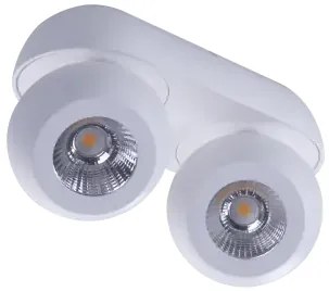 LED bodové svetlo Ojos 2 biele