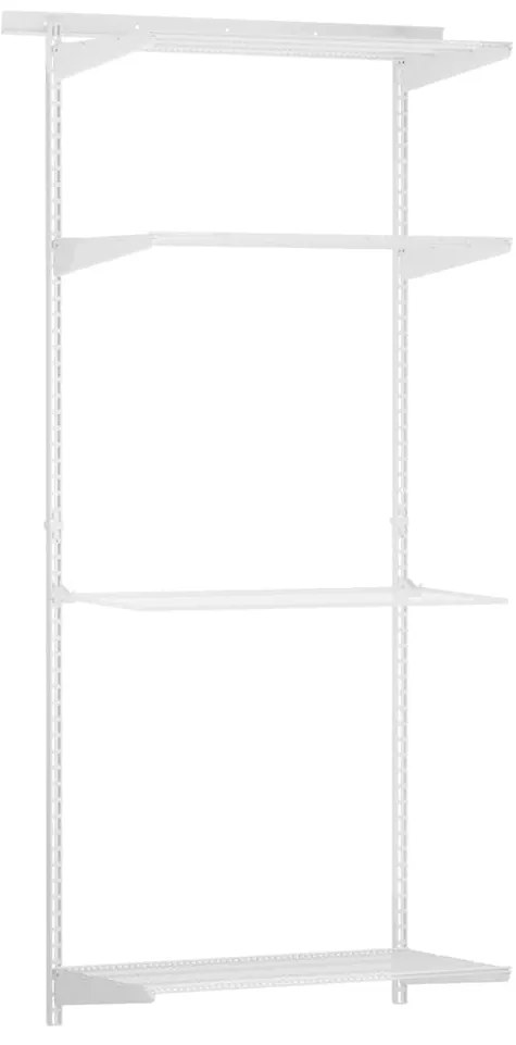 Nástenný regál do práčovne 200x80x40 cm TOPTRACK