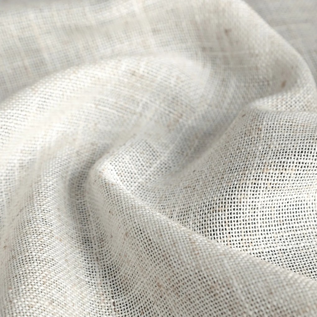 ZÁVES NA KRÚŽKOCH ELINA 140X250 CM PRÍRODNÁ