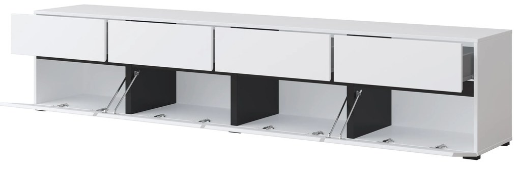 TV stolík/skrinka Crossroad Typ 40 (biela). Akcia -10%. Vlastná spoľahlivá doprava až k Vám domov. 1108253