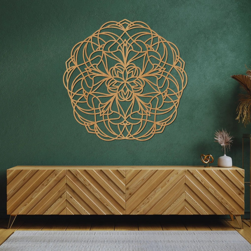 SENTOP | Drevená nástenná mandala – Elegantná dekorácia z dreva | SENTOP HDF0250