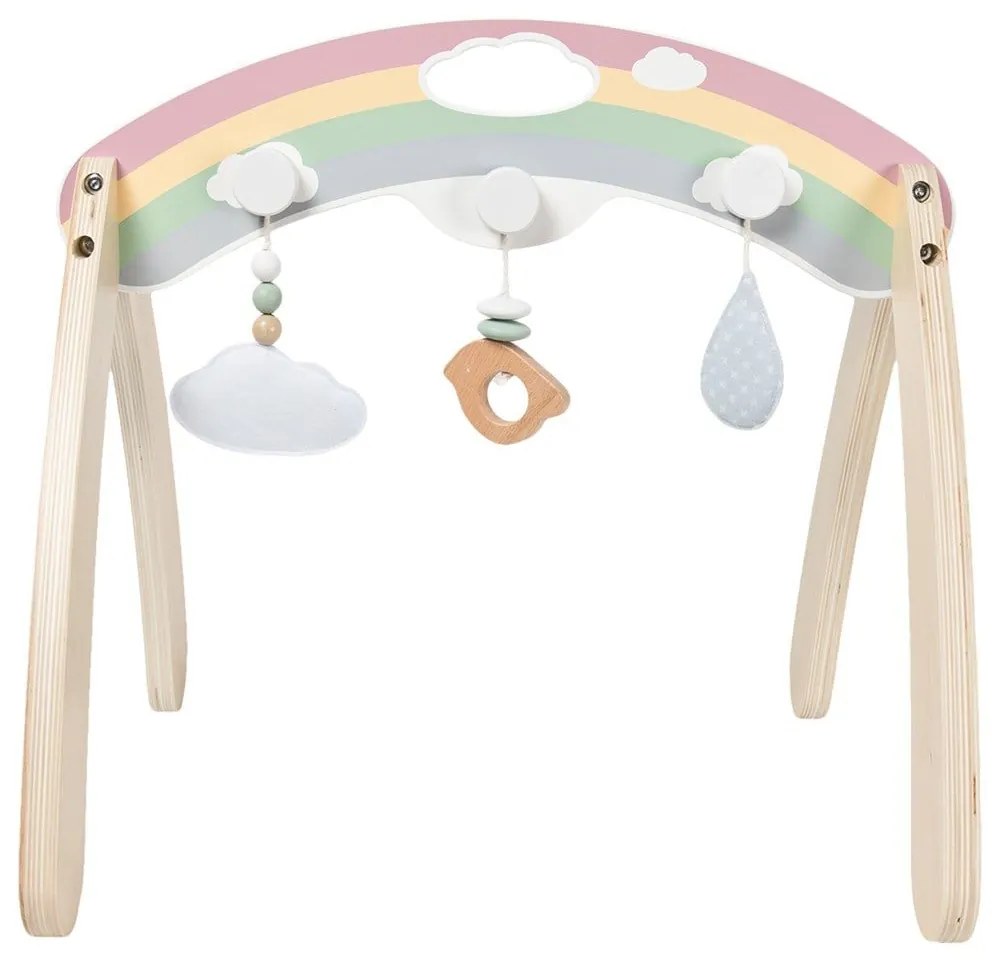 Montessori Duhová dětská hrazda pro miminka