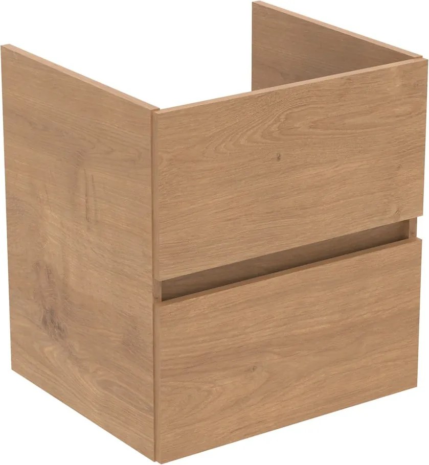 Závesná skrinka pod umývadlo v dekore duba v prírodnej farbe 50x55 cm Eurovit+ – Ideal Standard