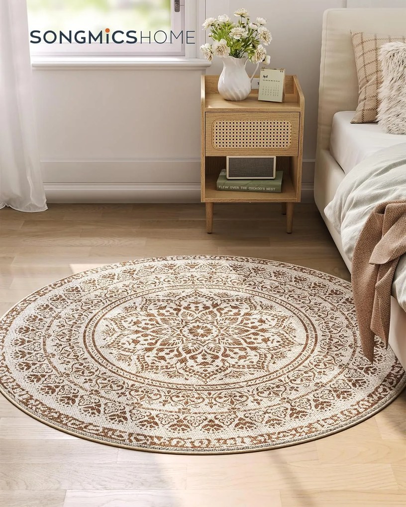 Kulatý koberec ORIENT 120 cm cappuccino