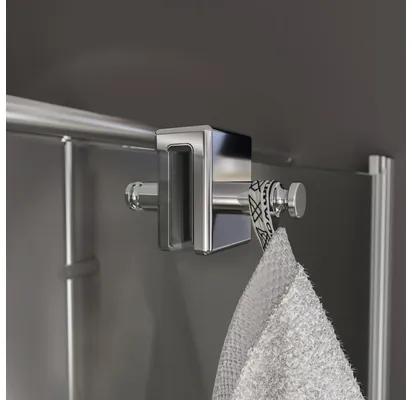 Háčik na uteráky SCHULTE pre sprchové priečky 5, 6 a 8 mm chróm D9550 41