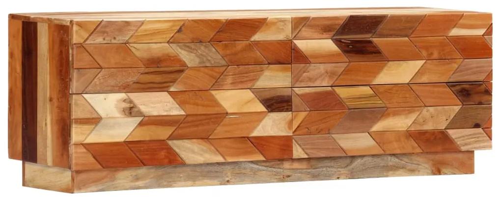 vidaXL TV skrinka 120x30x40 cm masívne recyklované drevo