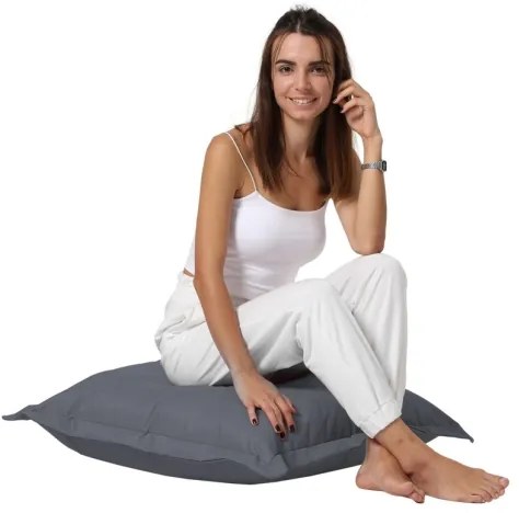 Sedací vankúš 70x70 cm šedá