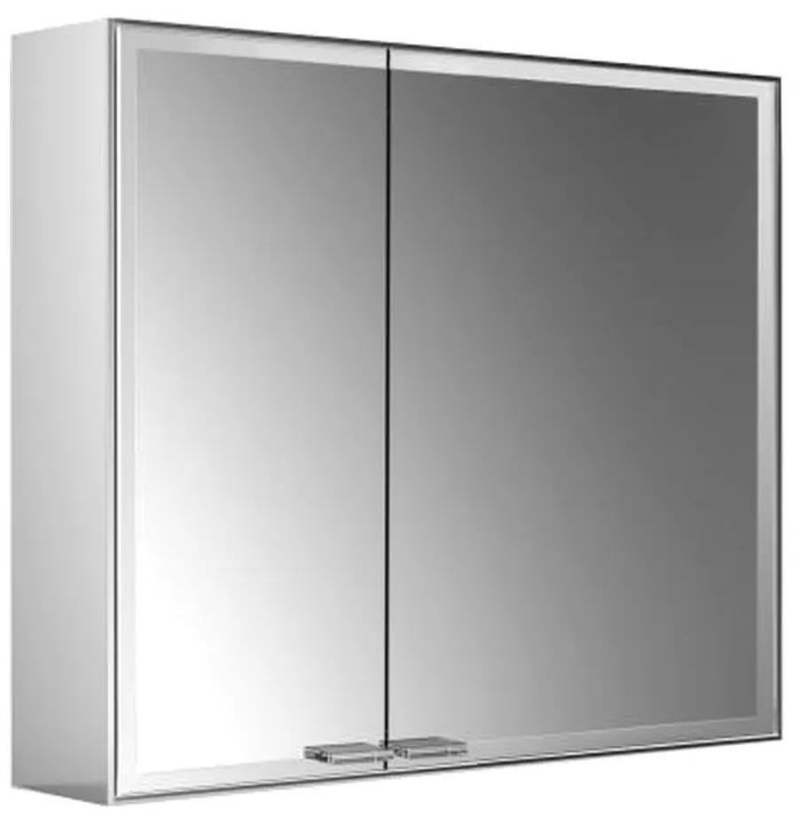 Emco Prestige 2 - Nástenná zrkadlová skriňa 888 mm široké dvere vpravo so svetelným systémom, zrkadlová 989708004