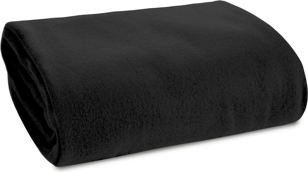 Fleecová deka POLAR 150x200 cm černá