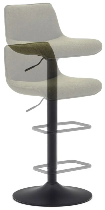 Tmavozelené barové stoličky v súprave 2 ks 103 cm Zenda – Kave Home