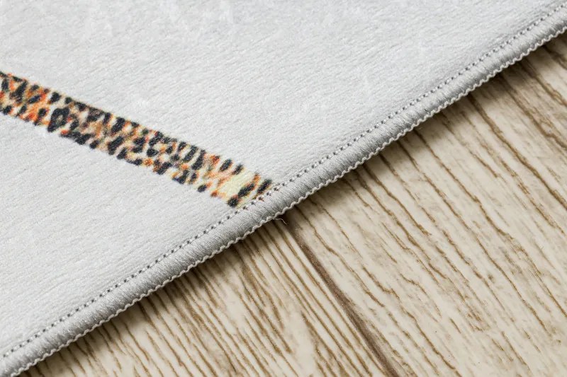 Dywany Łuszczów, Kusový koberec ANDRE Geometric 1171, 160x220, čiernobiela, chodba / predsieň