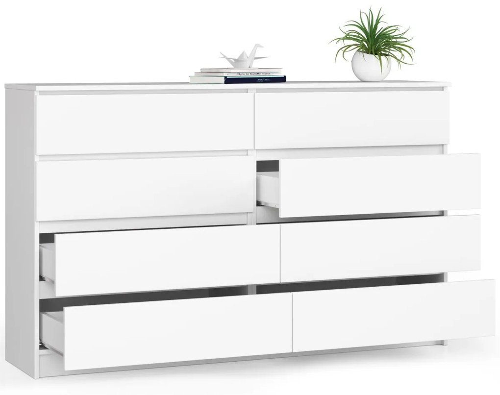 Komoda Inbia K 160 cm biela