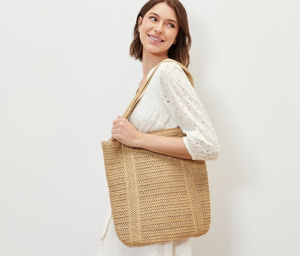 Nákupná taška v lykovom vzhľade