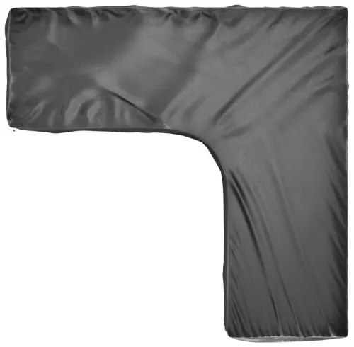 vidaXL Kryty na záhradný nábytok v tvare L 2ks 16 očiek 250x250x70 cm-