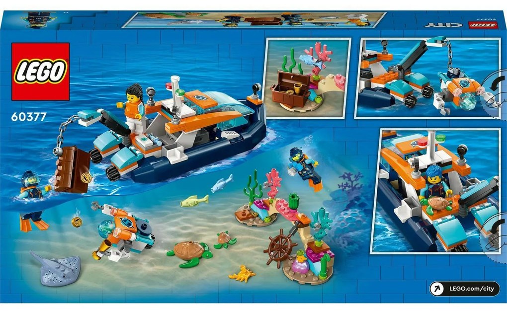 LEGO City 60377 Prieskumná ponorka potápačov 2260377