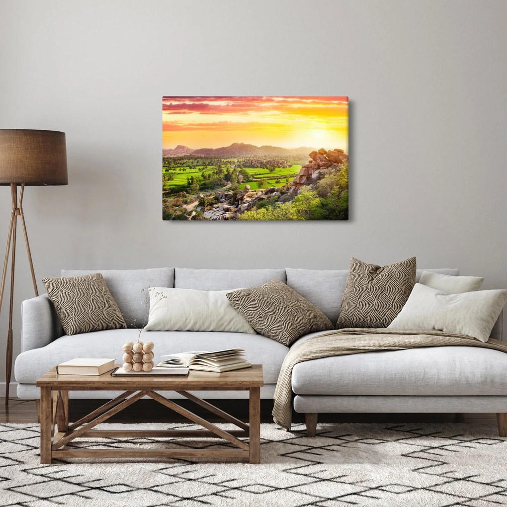 Obraz Hampi údolí v Indii (90x60 cm)