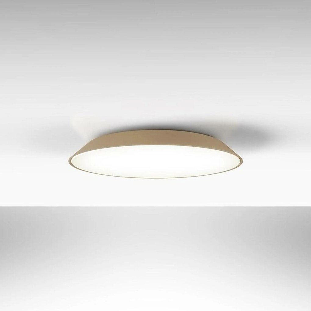 Artemide Febe stropné Led svietidlo, 2700K, holubia šedá, priemer 61 cm