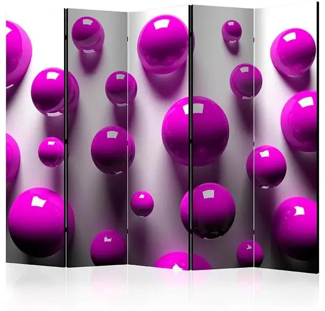 Paraván - Purple Balls II [Room Dividers]