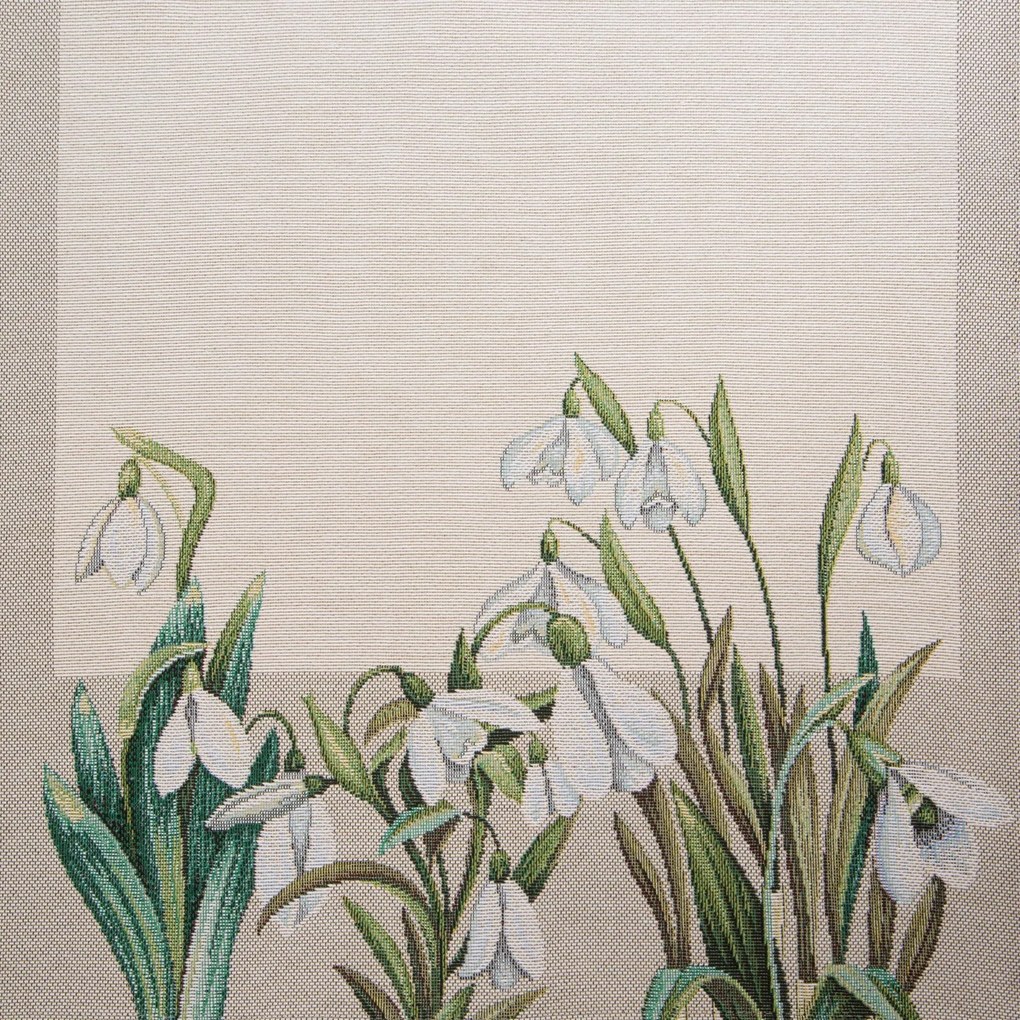 GOBELÍNOVÝ BEHÚŇ NA STÔL NIVALIS 40X100 CM VZOROVANÁ