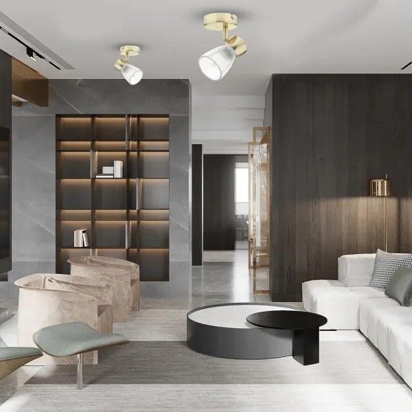 Bodové svietidlo BEST 1xE14/40W/230V zlatá