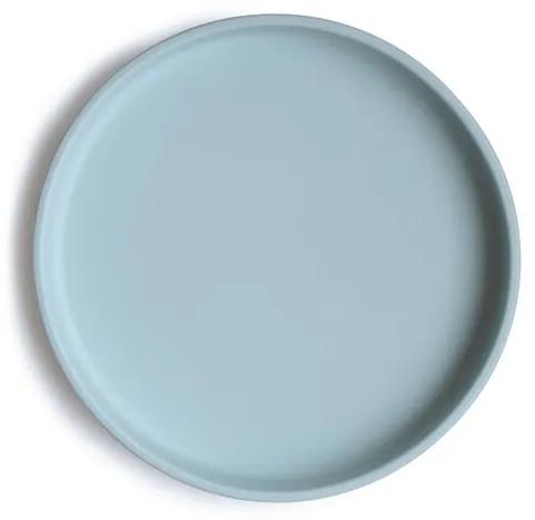 Mushie Classic silikónový tanier s prísavkou: Powder Blue