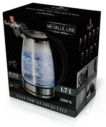 Berlinger Haus Rýchlovarná kanvica Carbon Metallic Line, 1,7 l