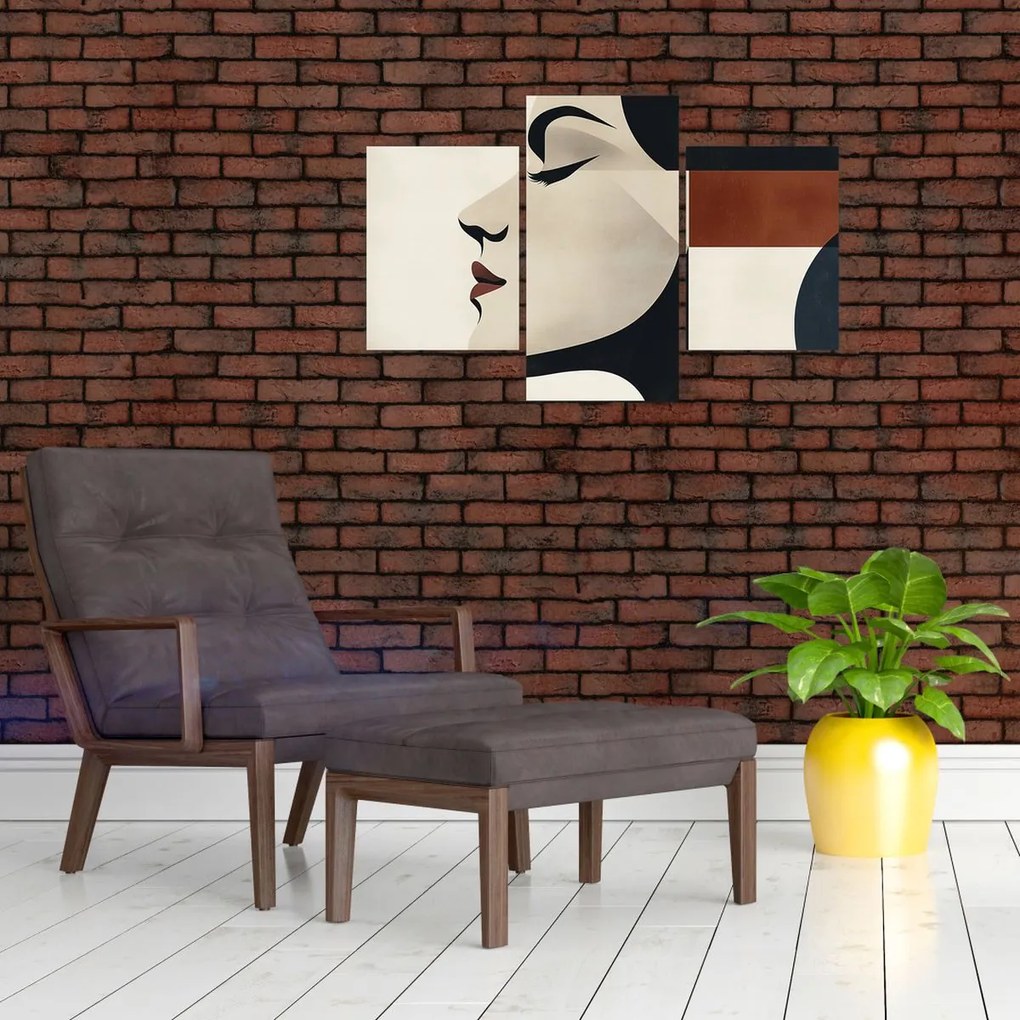 Obraz - Žena z profilu (90x60 cm)