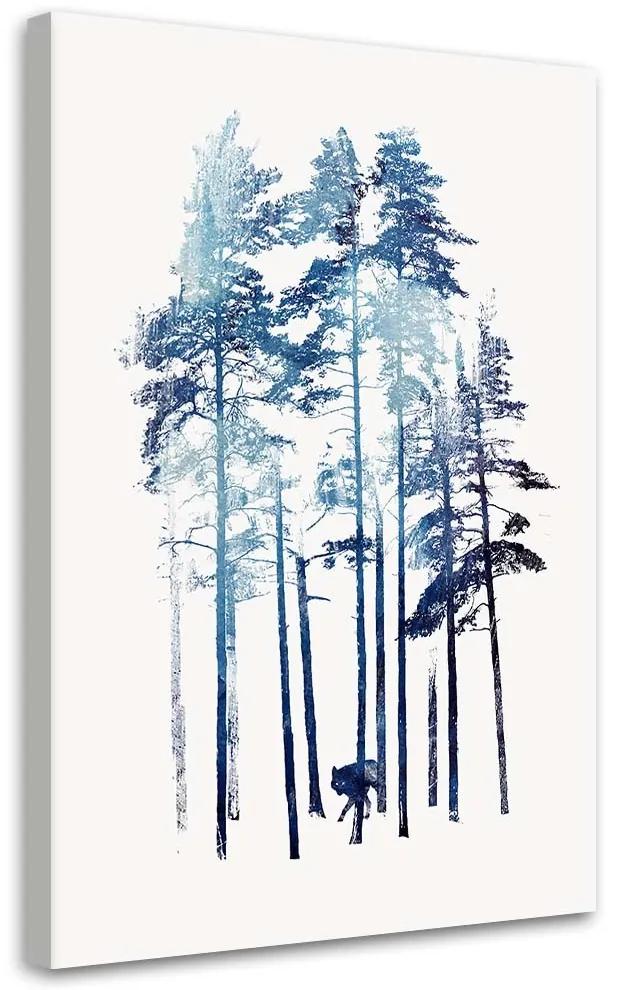Gario Obraz na plátne Vlk v zime - Robert Farkas Rozmery: 40 x 60 cm