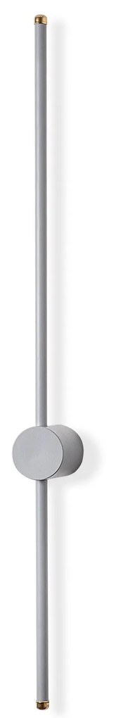 Nástenné LED svietidlo Sword II sivé