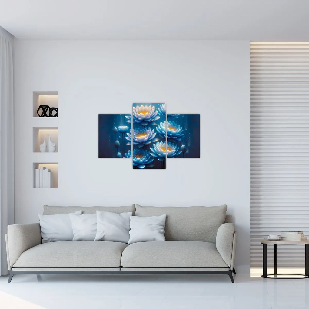Obraz - Lekná pod hladinou (90x60 cm)