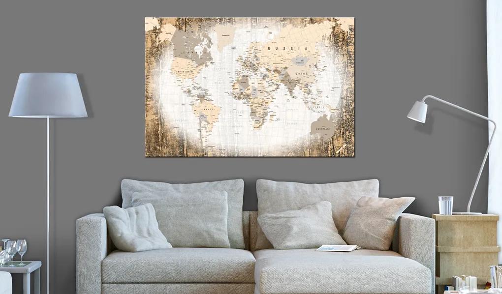 Artgeist Obraz na korku - Enclave of the World [Cork Map] Veľkosť: 120x80
