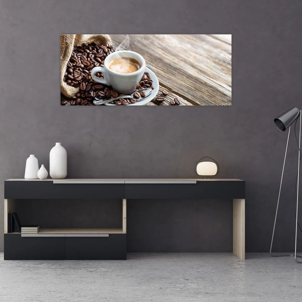 Obraz - Espresso (120x50 cm)