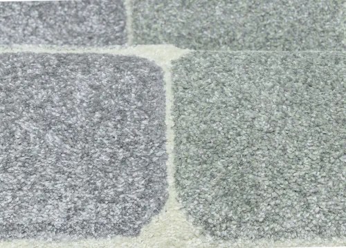 Koberce Breno Kusový koberec PORTLAND 172/RT4G, zelená, viacfarebná,120 x 170 cm