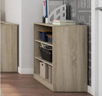 Nízký regál Carlos, dub sonoma, šírka 75 cm%