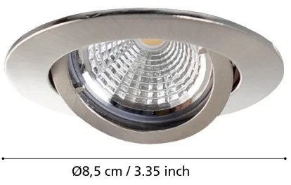 Eglo 95359 - SADA 3x LED podhľadové svietidlo TEDO 3xGU10-LED/5W/230V