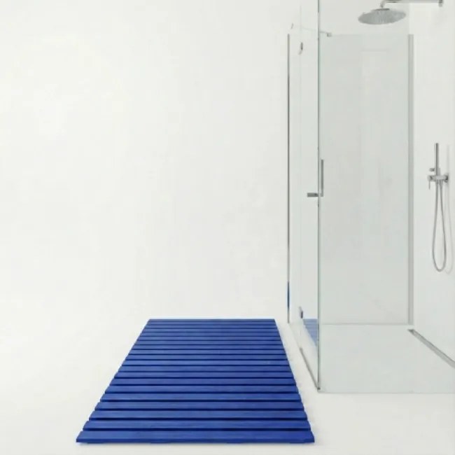 Kúpeľňová predložka modrá