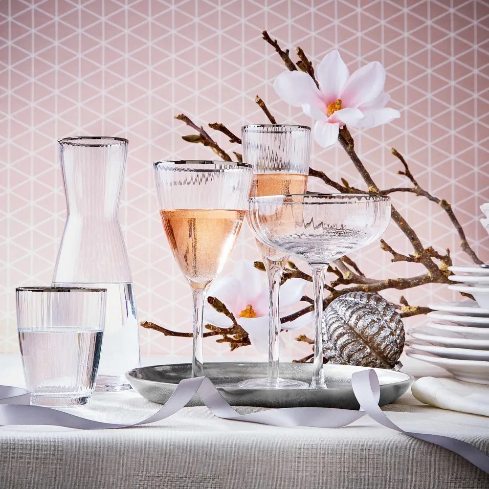GOLDEN Twenties Sada pohárov na šampanské 400 ml 4 ks