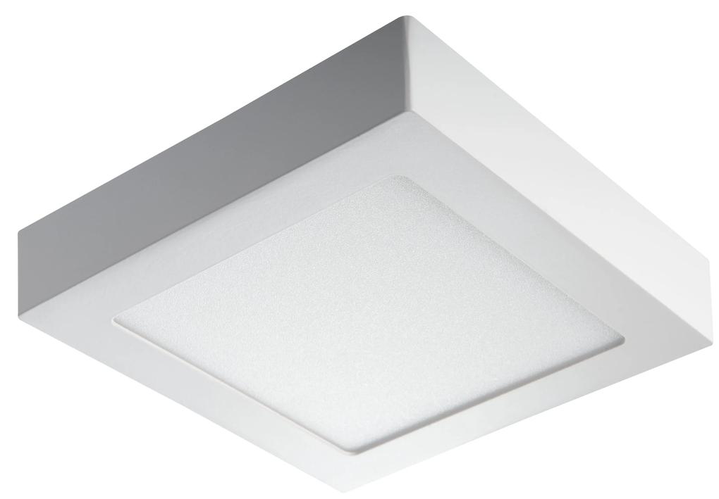 KANLUX LED stropné svietidlo VALINA, 12W, denné biele svetlo, 17x17cm, štvorcový, biela