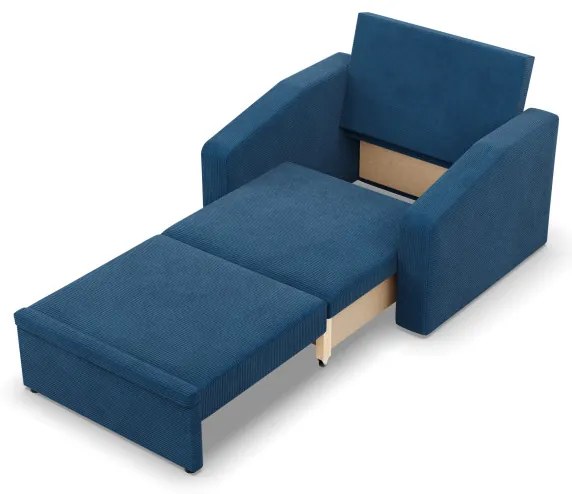 Kreslo ORBIT Poso rozkladacie, granátové