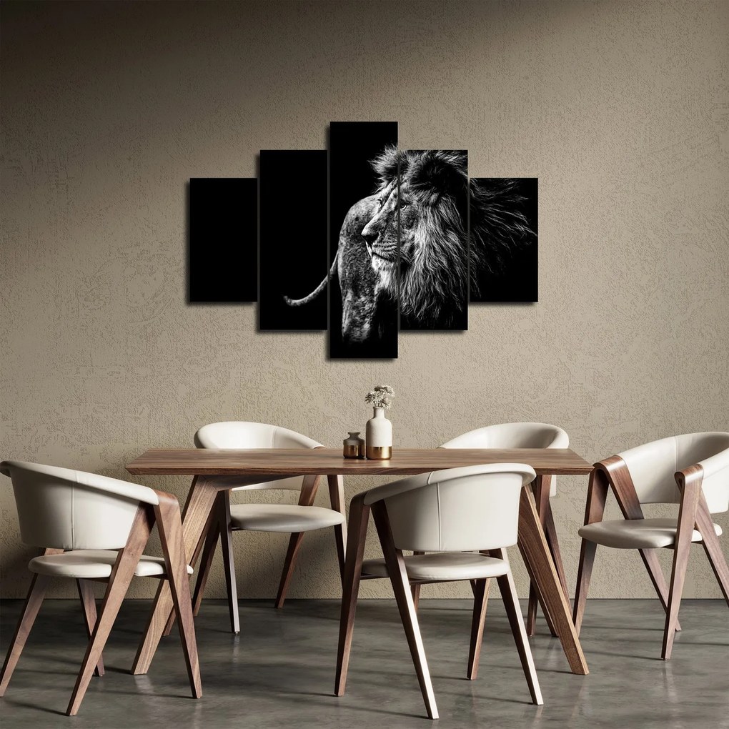 Obraz - Lev (150x105 cm)