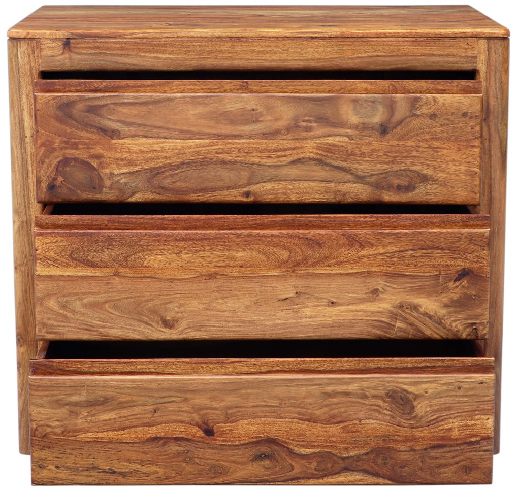 furniture-nabytek.cz - Masívna komoda z indického masívu palisander 90x80x45