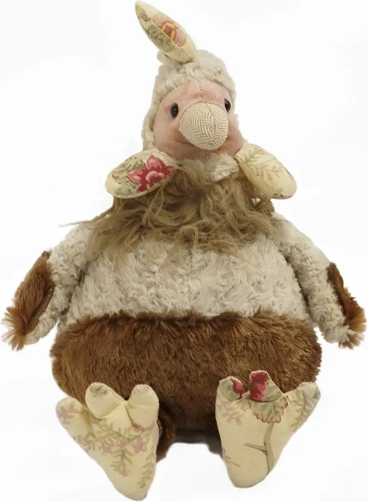Plyšové kura Cuddly Toy Chicken - 33 * 32 * 31,5 cm