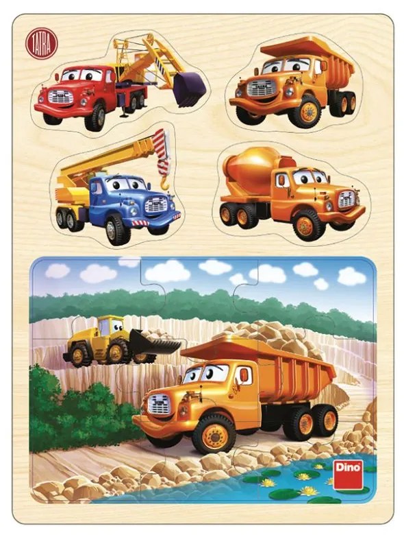 Dino Tatra z lomového dreva. Puzzle
