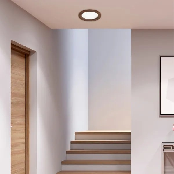 LED podhľadové svietidlo WOODY SPOT LED/16,5W/230V 4000K čerešňa, pr. 18,5 cm