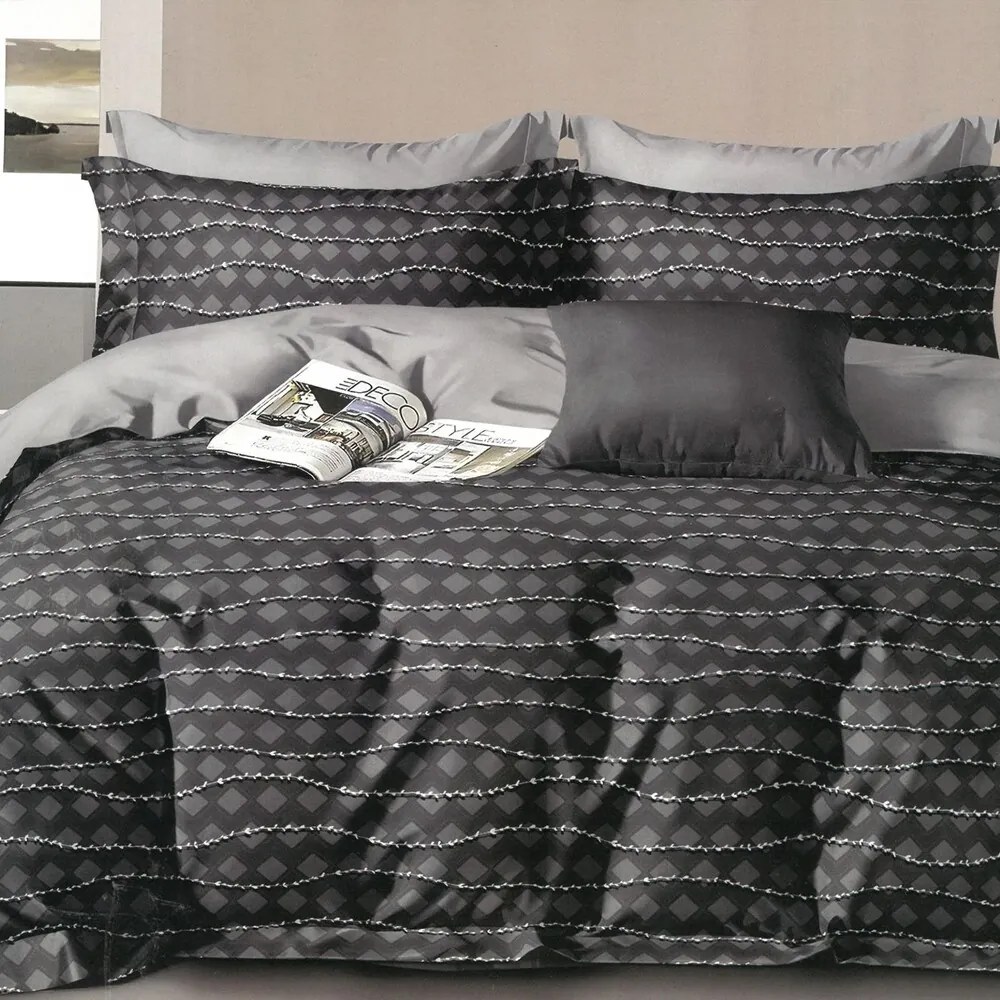 Obliečky Homa PRODA GREY 7-dielna sada 140x200 cm