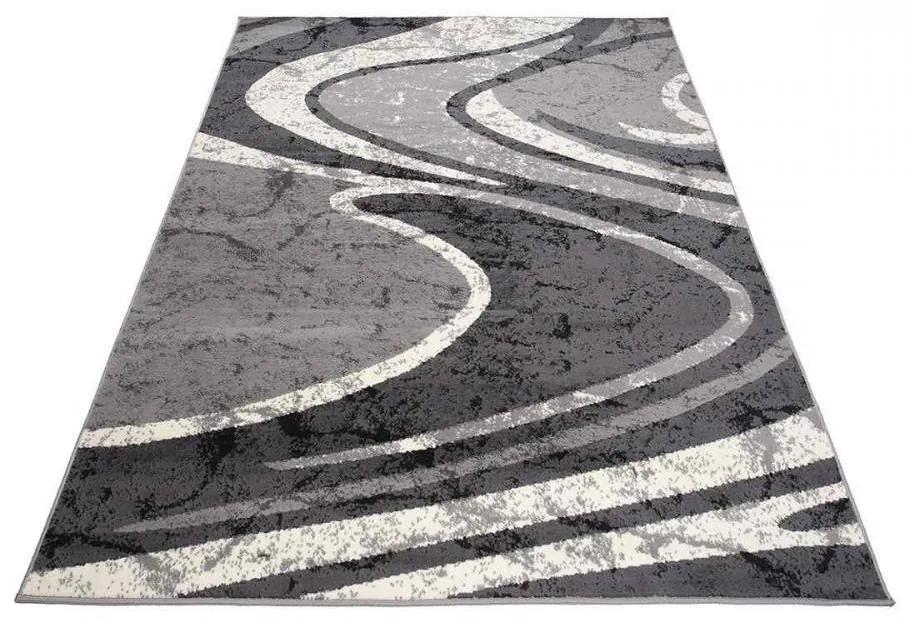 Kusový koberec PP Volga šedý 140x200cm