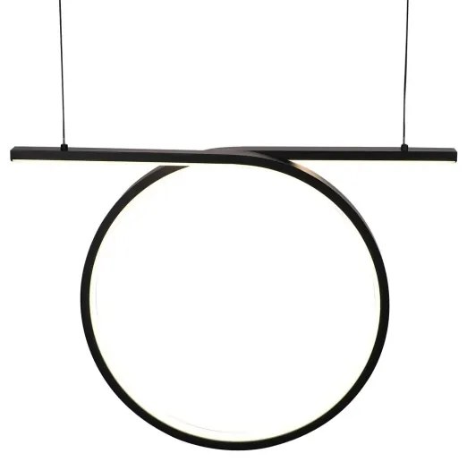 LED luster na lane ODETTA LED/30W/230V 4000K čierny