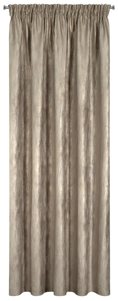 ZATEMŇOVACÍ ZÁVES NA PÁSKE ESTEL 140X270 CM TMAVOBÉŽOVÁ